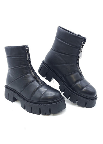 Осенние женские ботинки зимние черные кожаные at-21-1 23,5 см (р) ALTURA