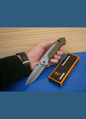 Ніж складаний EDC A835 стропоріз склобій 22 см Brawning (302450626)