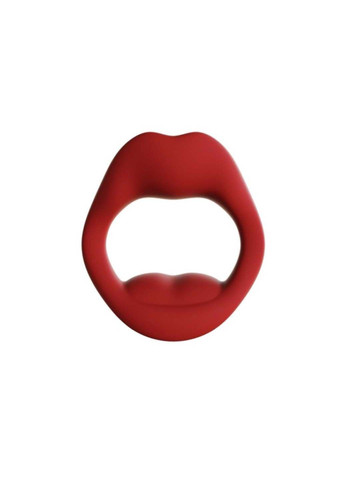 Эрекционное кольцо с вибрацией Licking Tongue Power Ring Red CNT (291443684)