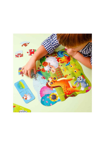 Пазлы "2 в 1. Farm" RK1140-05 Vladi toys (369145187)