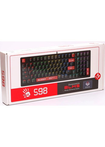 Клавиатура игровая S98 RGB Red Bloody (360413713)
