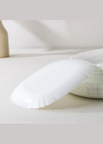 Білий квадратний сервіз на 18 предметів Lotusia Luminarc (303137967)