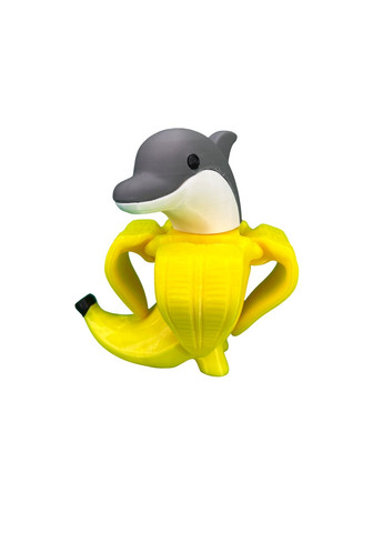 Іграшка Bananito Dolfinito Бананіто Долфініто з серії Italian Brainrot, жовта 13 см (IBR10011) DrukHouse3D (356506208)