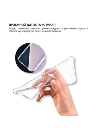 Чохол до мобільного телефона (714906) BeCover silicone ZTE Blade A76 4G Transparent (380962463)