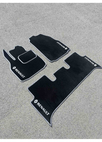 Ворсові килимки в салон для Renault Scénic Scénic II (2003-2009)/Рено Сценік 2 Beltex Scenic (360618230)