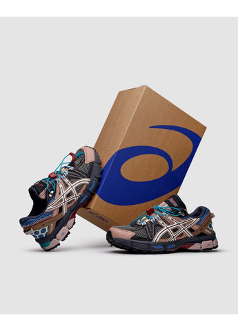 КРОССОВКИ ЖЕНСКИЕ ASICS GEL KAHANA 8 FL BROWN BLUE АСИКС ГЕЛЬ КАХАНО 8 No Brand комбинированные демисезоны (367176862)