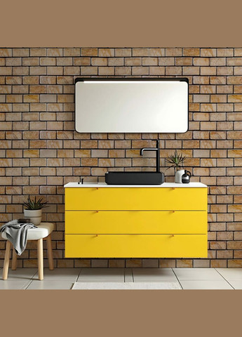 Декоративна ПВХ панель цегла 960х480х4мм Коричневий мармур SW-00001428 Sticker Wall (370441512)