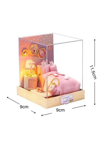 Румбокс Конструктор 3D Неквапливий момент DIY Leisurely Moment QT-028 No Brand (362452728)