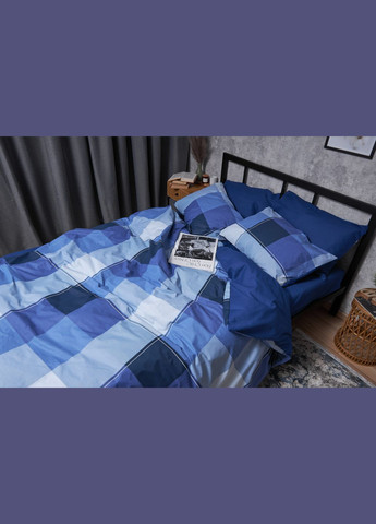 Комплект постельного белья Бязь Gold Люкс «» семейный 143х210х2 наволочки 2х40х60 (MS-820004890) Moon&Star finland blue (293148221)