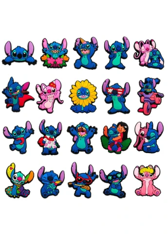 Ліло і Стіч Lilo & Stitch Джибітси 3D 20 шт аксесуари Shantou (332996971)