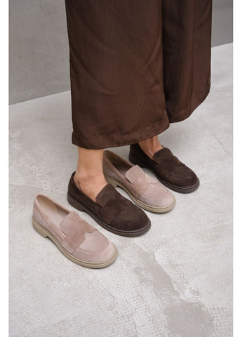 Paradize Женские лоферы из натурального замша бежевого цвета, стильные, комфортные, с мягкой стелькой Memory Foam (отшив 3 дня) лоферы темно-бежевый з натуральная замша, украина — демисезон (352691243)