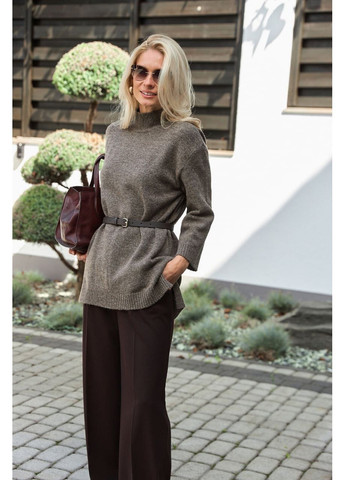 Светло-коричневый демисезонный джемпер кофта свитер джемпер Triko Bakh