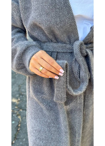 Серый демисезонный кардиган Україна