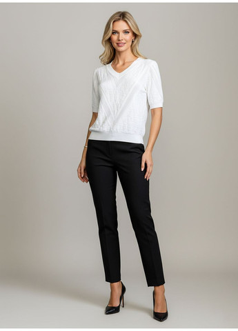 Літня тонка футболка з крижаного шовку Білий Number Nine - (363261711)