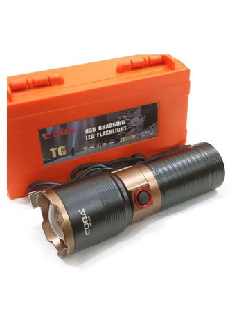 Тактический фонарь CB-X53-TG COP-2580000W мощный LED USB зарядка зум No Brand (368904422)