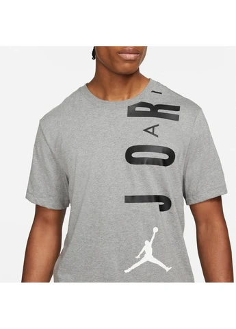 Серая футболка m j jdn air stretch ss crew grey cz8402-091 Air Jordan