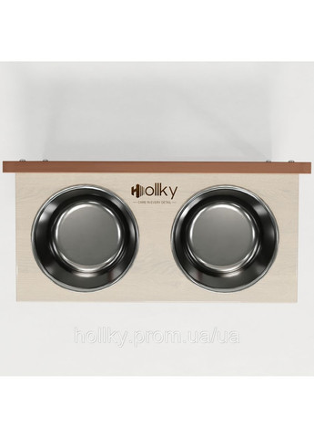 Миски на регульованій підставці для великих собак Flex L (2 × 1.8 л) FL-502850-GLWH Hollky (365652774)