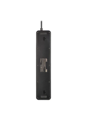 Подовжувач мережевий 3м, 6xТипF, 16A, 2xUSB-A, 1x USB-C фільтр, 2E (393463771)