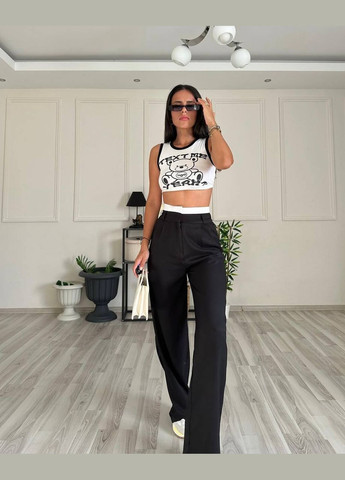 Брюки свободные с белым поясом Nositi (327738429)