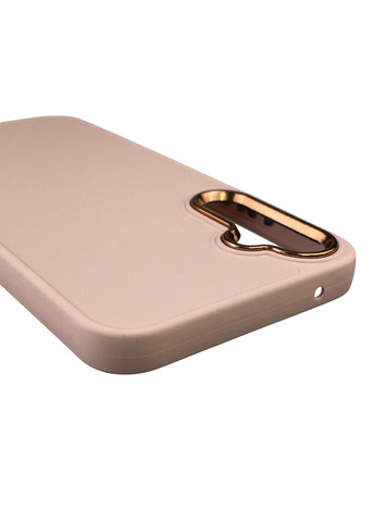 Чохол для Galaxy A34 5G (SM-A346E) із захистом на камеру з мікрофіброю на самсунг а34 5г пудровий Samsung (366020829)