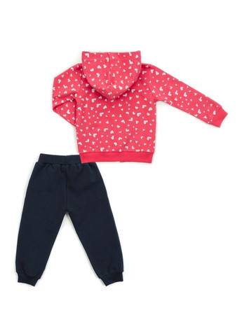 Спортивный костюм с сердечками (14427-92G-coral) Breeze (300856778)