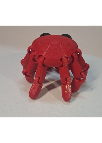 Подвижная флекси игрушка "Краб" 3D печать No Brand (372185978)