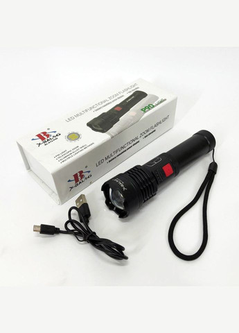 Фонарик светодиодный с аккумулятором X-Balog BL-X72-P90, фонарь ручной мощный, тактичный фонарь Bailong (364664896)