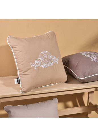 Подушка "ROYAL" 45х45 см с вышивкой (декоративная) IDEIA (332163844)