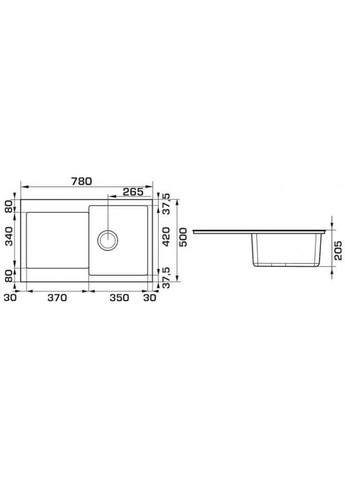 Кухонная мойка Vega Black INTERLINE (332972809)