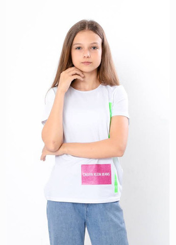 No Brand світшот для дівчинки (підлітковий) hc (h001-) білий повсякденний