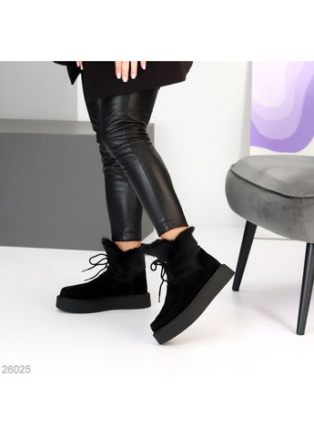 Зимние зимние ботинки fansi No Brand из натуральной замши