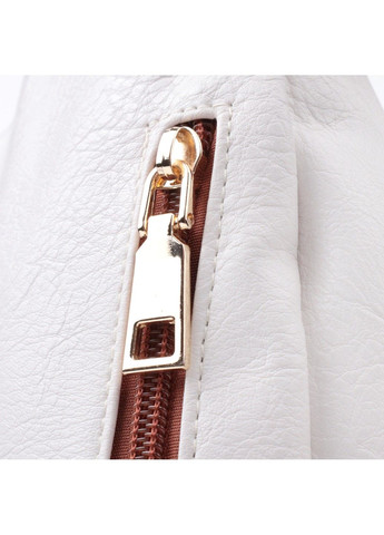 Женская сумка через плечо с отверстием для наушников из экокожи 22785 Белый Vintage (303877209)