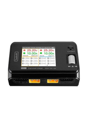 Зарядное устройство для аккумуляторов, двухканальное, ToolkitRC M6D 500Вт 15А 1-6S, 106942 No Brand (372492712)