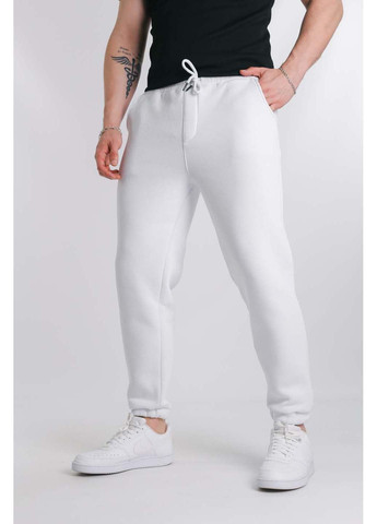 Белые спортивные, кэжуал демисезонные брюки Intruder
