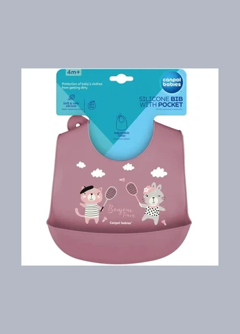 Нагрудник Bonjour Paris Red (74/027_red) Canpol Babies (323045674)