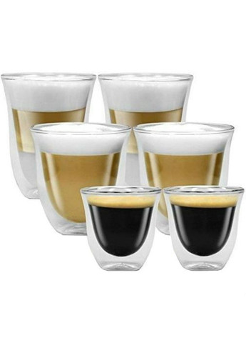 Набор стаканов DLSC302 MIX 6 шт (60/190/220) Delonghi (323039286)