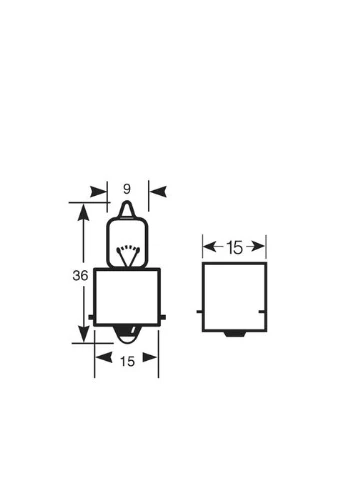 Лампа указателя галогеновая 795 12v 50 W BA15S Halogen Ring (394206765)