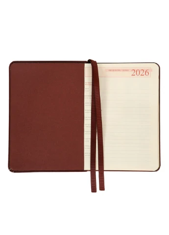 Щоденник датований Aldento А6 352 сторінки на 2026 рік Коричневий (252674) Leo Planner (386691888)