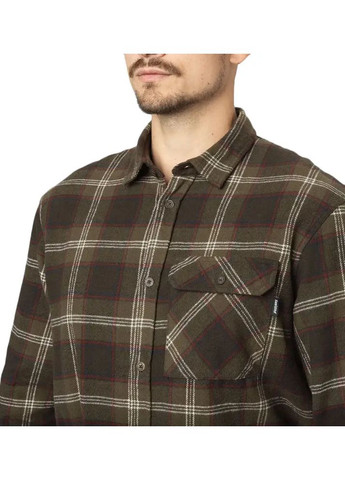 Комбінована сорочка seeland glen flannel shirt pine green check No Brand