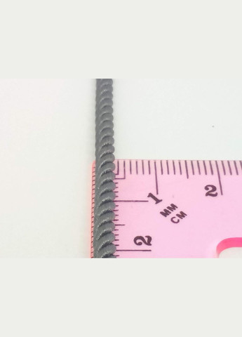 Ювелирный шелковый шнурок с золотыми вставками. ПК111И 50 серый Імперія золота (275935112)