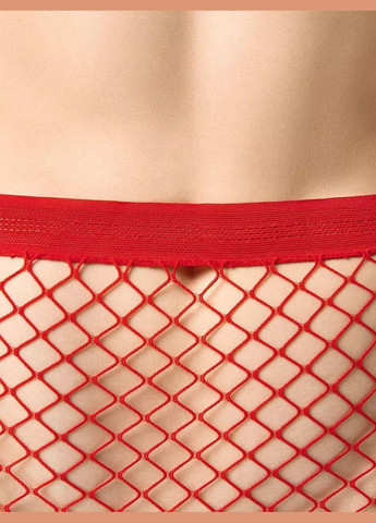 Сетчатые колготки красные яркие колготки в сеточку эротический стиль без декора No Brand Колготки у сітку (337709103)