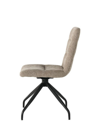 Стілець DAMIR чорний каркас/темно-сірий тк. Intarsio (365461464)