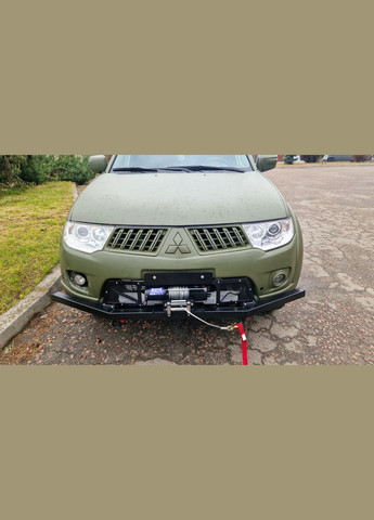 Передний силовой бампер, кенгурятник для ВСУ Nissan (343215907)