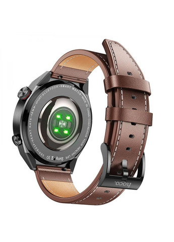 Круглий водостійкий Смарт годинник Y11 з 2 ремінцями Hoco (353497611)