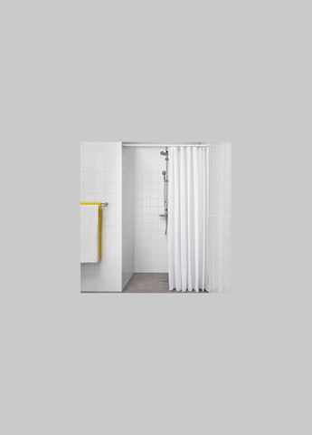 Шторка для ванной Ä белый 180200 см IKEA (272150507)