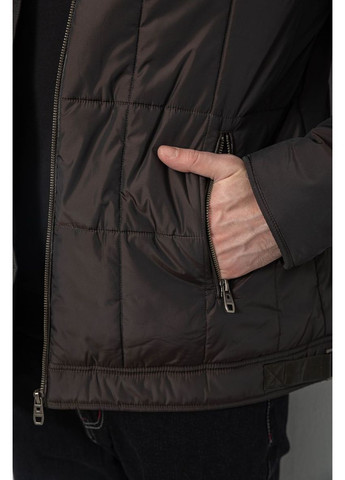 Темно-коричневая демисезонная куртка мужская демисезонная Ager 244RD114