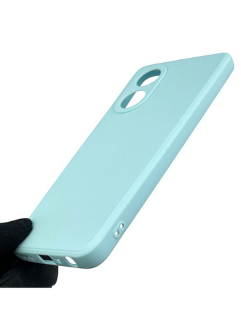 Чехол для A58 4G с квадратными гранями с защитой камеры на оппо а58 4г бирюзовий Oppo (366021295)