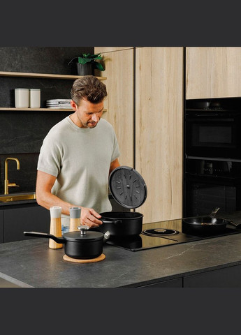 Каструля з кришкою Leo Phantom 2,6 л 3950575 BergHoff (316517862)