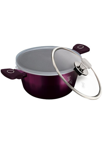 Кастрюля с крышкой Purple Eclipse Collection 2.2 л арт. BH 6628 Berlinger Haus (361852474)