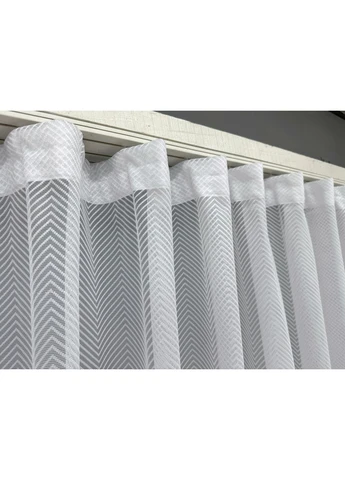 Тюль 2094т Жакард Білий 400х270 см (42-1318) VR-Textil (402750705)